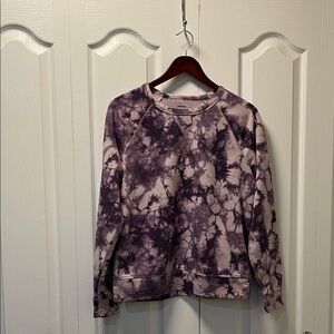 Sonoma Purple Tie-Dye Sweatshirt